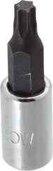 Proto - 1/4" Drive, T30 Torx Bit Socket - 1-3/4" OAL - Exact Tool & Supply