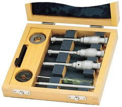 SPI - 0.15 to 0.275", Carbide, Hole Mechanical Inside Micrometer Set - 0.0001" Graduation, Ratchet Stop Thimble, (2) Setting Rings Included - Exact Tool & Supply