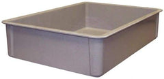 MFG Tray - 400 Lb Load Capacity Gray Fiberglass Tote Container - Stacking, 25.8" Long x 17.8" Wide x 6" High - Exact Tool & Supply