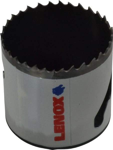 Lenox - 2-1/8" Diam, 1-1/2" Cutting Depth, Hole Saw - Bi-Metal Saw, Toothed Edge - Exact Tool & Supply