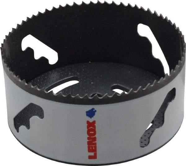 Lenox - 4-1/2" Diam, 1-1/2" Cutting Depth, Hole Saw - Bi-Metal Saw, Toothed Edge - Exact Tool & Supply
