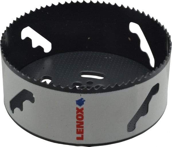 Lenox - 5" Diam, 1-1/2" Cutting Depth, Hole Saw - Bi-Metal Saw, Toothed Edge - Exact Tool & Supply