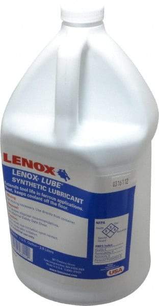 Lenox - Lenox Lube, 1 Gal Bottle Sawing Fluid - Synthetic - Exact Tool & Supply