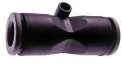 Norgren - 3mm Tube OD, Brass Push-to-Connect Tube Union - Tube to Tube Connection, 150 Max psi, Nitrile O-Ring, 0 to 175°F Working Temp - Exact Tool & Supply