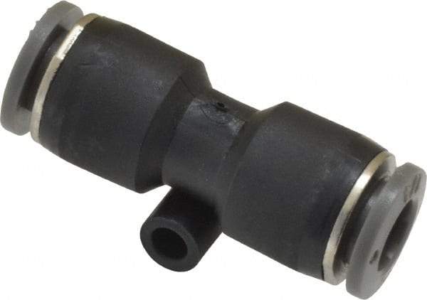 Norgren - 1/4" Tube OD, Brass Push-to-Connect Tube Union - Tube to Tube Connection, 150 Max psi, Nitrile O-Ring, 0 to 175°F Working Temp - Exact Tool & Supply
