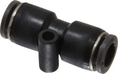 Norgren - 5/16" Tube OD, Brass Push-to-Connect Tube Union - Tube to Tube Connection, 150 Max psi, Nitrile O-Ring, 0 to 175°F Working Temp - Exact Tool & Supply