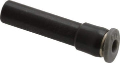 Norgren - 1/8" Tube OD, Brass Push-to-Connect Tube Straight Stem - Tube to Stem Connection, 150 Max psi, Nitrile O-Ring, 0 to 175°F Working Temp - Exact Tool & Supply
