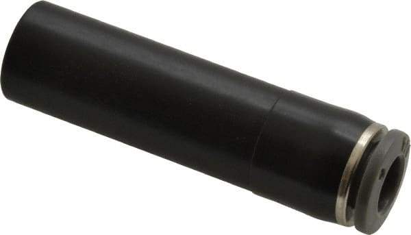 Norgren - 1/4" Tube OD, Brass Push-to-Connect Tube Straight Stem - Tube to Stem Connection, 150 Max psi, Nitrile O-Ring, 0 to 175°F Working Temp - Exact Tool & Supply