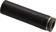 Norgren - 1/4" Tube OD, Brass Push-to-Connect Tube Straight Stem - Tube to Stem Connection, 150 Max psi, Nitrile O-Ring, 0 to 175°F Working Temp - Exact Tool & Supply
