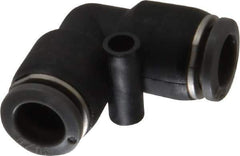 Norgren - 5/16" Tube OD, Brass Push-to-Connect Tube Union Elbow - Tube to Tube Connection, 150 Max psi, Nitrile O-Ring, 0 to 175°F Working Temp - Exact Tool & Supply