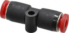 Norgren - 4mm Tube OD, Brass Push-to-Connect Tube Union - Tube to Tube Connection, 150 Max psi, Nitrile O-Ring, 0 to 175°F Working Temp - Exact Tool & Supply