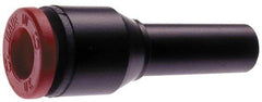 Norgren - 1/2" Tube OD, Brass Push-to-Connect Tube Straight Stem - 150 Max psi, Nitrile O-Ring, 0 to 175°F Working Temp - Exact Tool & Supply