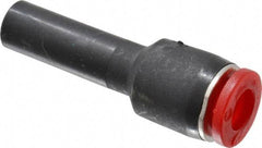 Norgren - 6mm Tube OD, Brass Push-to-Connect Tube Straight Stem - Tube to Stem Connection, 150 Max psi, Nitrile O-Ring, 0 to 175°F Working Temp - Exact Tool & Supply