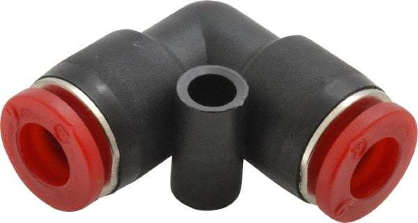 Norgren - 6mm Tube OD, Brass Push-to-Connect Tube Union Elbow - Tube to Tube Connection, 150 Max psi, Nitrile O-Ring, 0 to 175°F Working Temp - Exact Tool & Supply
