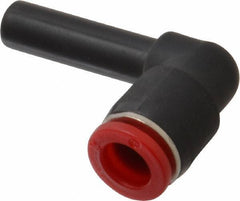 Norgren - 8mm Tube OD, Brass Push-to-Connect Tube Stem Elbow - Tube to Stem Connection, 150 Max psi, Nitrile O-Ring, 0 to 175°F Working Temp - Exact Tool & Supply