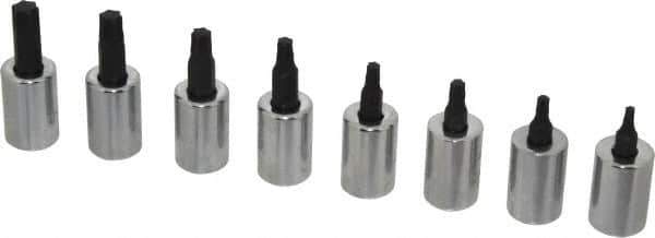 Proto - 8 Piece 3/8" Drive Torx Bit Socket Set - T15 to T50 Torx - Exact Tool & Supply