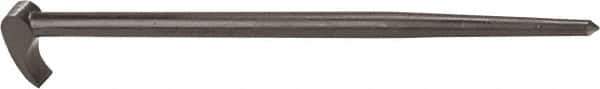 Proto - 21" OAL Curved Pry Bar - 3/4" Wide, Steel - Exact Tool & Supply