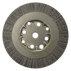 Anderson - 10" OD, 3/4" Arbor Hole, Crimped Nylon Wheel Brush - 1" Face Width - Exact Tool & Supply
