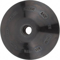 DeWALT - 4-1/2" Diam Locking Nut Disc Backing Pad - Medium Density, 12,000 RPM - Exact Tool & Supply