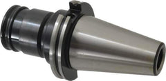 Parlec - CAT50 Taper Shank Rigid Tapping Adapter - #6 to 1-5/8" Tap Capacity, 3-3/4" Projection, Quick Change, Through Coolant - Exact Tool & Supply