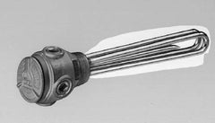 Value Collection - 3 Element, 43-1/2" Immersion Length, Explosion Proof Housing, Steel Pipe Plug Immersion Heater - 3 Phase, 480 Volt, 7,500 Watt, 22 Watts/Sq In, Steel Plug - Exact Tool & Supply