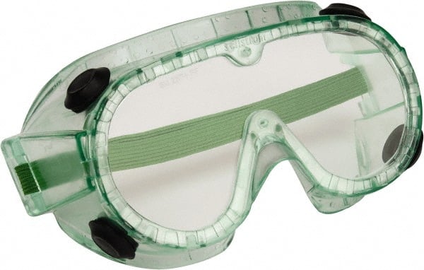 Sellstrom - Size Universal Clear Polycarbonate Anti-Fog & Scratch Resistant Safety Goggles - Exact Tool & Supply