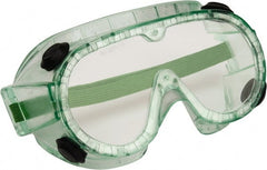 Sellstrom - Size Universal Clear Polycarbonate Anti-Fog & Scratch Resistant Safety Goggles - Exact Tool & Supply