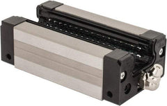 THK - 79mm L x 44mm W x 25.4mm H, 36mm Transverse Hole Spcg, 32mm Lateral Hole Spcg, 4 Way SHS Block w/Caged Ball - 12mm Overhang, 22.3 Kn Dynamic Capacity, M5x5 Hole, 38.4 kn Static Load Rating, 30" High Assembly - Exact Tool & Supply