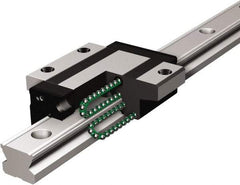 THK - 2,520mm OAL x 34mm Overall Width x 28mm Overall Height Horizontal Mount SSR Rail - 80mm Between Holes, 9 x 14 x 12mm Hole Size - Exact Tool & Supply