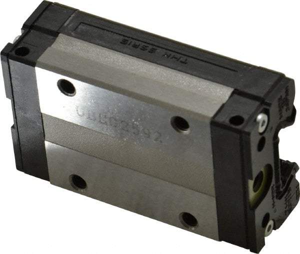 THK - 57mm L x 34mm W x 19.5mm H, 26mm Transverse Hole Spcg, 26mm Lateral Hole Spcg, High Radial Load SSR Block w/Caged Ball - 9.5mm Overhang, 14.7 Kn Dynamic Capacity, M4x7 Hole, 16.5 kn Static Load Rating, 24" High Assembly - Exact Tool & Supply