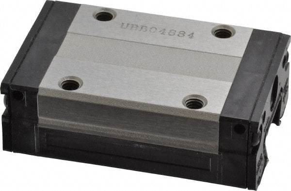 THK - 66.5mm L x 42mm W x 22mm H, 32mm Transverse Hole Spcg, 32mm Lateral Hole Spcg, High Radial Load SSR Block w/Caged Ball - 11mm Overhang, 19.6 Kn Dynamic Capacity, M5X8 Hole, 23.4 kn Static Load Rating, 28" High Assembly - Exact Tool & Supply