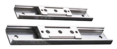 THK - 22mm Block L x 0.5mm H, 7mm Lateral Hole Spcg, Linear Pack ER Assembly - M2x1.3 Block Hole, 80mm Rail L x 13mm W x 4mm H, 4.5mm Assembly H - Exact Tool & Supply
