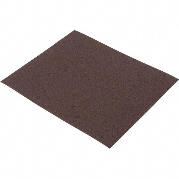 Norton - 80 Grit, Aluminum Oxide Sanding Sheet - 11" Long x 9" Wide, Medium Grade, J Weighted Cloth Backing - Exact Tool & Supply