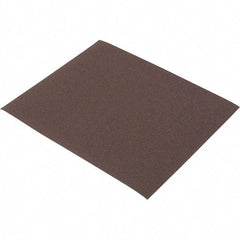 Norton - 120 Grit, Aluminum Oxide Sanding Sheet - 11" Long x 9" Wide, Fine Grade, J Weighted Cloth Backing - Exact Tool & Supply