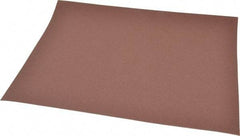 Norton - 220 Grit, Aluminum Oxide Sanding Sheet - 11" Long x 9" Wide, Very Fine Grade, J Weighted Cloth Backing - Exact Tool & Supply