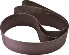 3M - 3" Wide x 120" OAL, 80 Grit, Aluminum Oxide Abrasive Belt - Aluminum Oxide, Medium, Coated, X Weighted Cloth Backing, Series 341D - Exact Tool & Supply