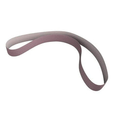 3M - 3" Wide x 79" OAL, 80 Grit, Aluminum Oxide Abrasive Belt - Aluminum Oxide, Medium, Coated, X Weighted Cloth Backing, Series 341D - Exact Tool & Supply