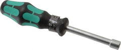 Wera - 11/32" Hollow Shaft Nutdriver - Ergonomic Handle, 7-1/4" OAL - Exact Tool & Supply