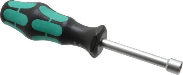 Wera - 3/8" Hollow Shaft Nutdriver - Ergonomic Handle, 7-1/4" OAL - Exact Tool & Supply