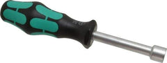 Wera - 1/2" Hollow Shaft Nutdriver - Ergonomic Handle, 7-3/4" OAL - Exact Tool & Supply