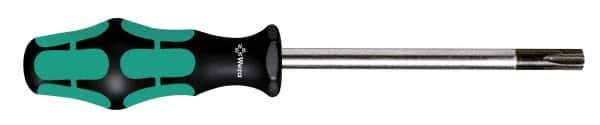 Wera - T40 Torx Driver - 5" Blade Length, 9-5/8" OAL, Ergonomic Handle - Exact Tool & Supply