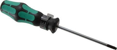 Wera - T20 Torx Driver - 4" Blade Length, 7-7/8" OAL, Ergonomic Handle - Exact Tool & Supply