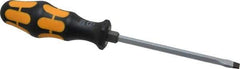Wera - 230mm OAL Standard Slotted Screwdriver - Hexagon Shank, Ergonomic Handle - Exact Tool & Supply