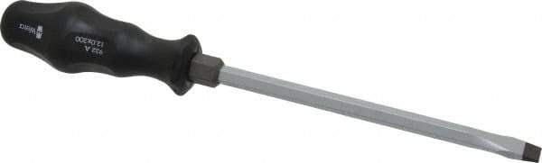 Wera - 317mm OAL Standard Slotted Screwdriver - Hexagon Shank, Ergonomic Handle - Exact Tool & Supply