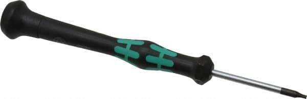Wera - T6 Torx Driver - 1-9/16" Blade Length, 3-7/8" OAL, Micro Handle - Exact Tool & Supply