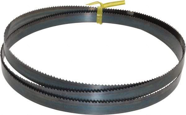 Starrett - 10 TPI, 5' Long x 1/2" Wide x 0.025" Thick, Welded Band Saw Blade - Carbon Steel, Toothed Edge, Raker Tooth Set, Flexible Back, Contour Cutting - Exact Tool & Supply