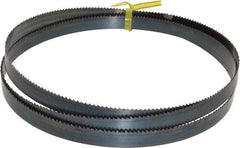 Starrett - 10 TPI, 5' Long x 1/2" Wide x 0.025" Thick, Welded Band Saw Blade - Carbon Steel, Toothed Edge, Raker Tooth Set, Flexible Back, Contour Cutting - Exact Tool & Supply