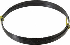 Starrett - 10 TPI, 8' 2-1/2" Long x 5/8" Wide x 0.032" Thick, Welded Band Saw Blade - Carbon Steel, Toothed Edge, Raker Tooth Set, Flexible Back, Contour Cutting - Exact Tool & Supply