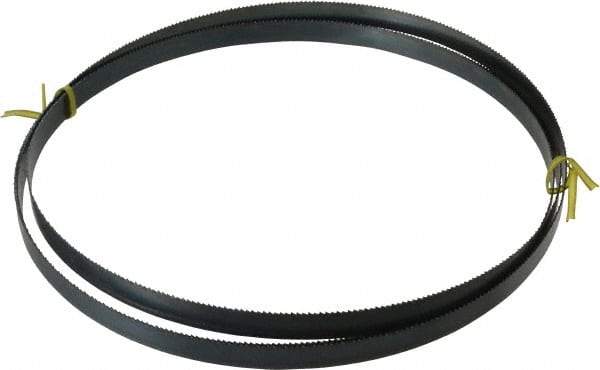 Starrett - 10 TPI, 8' 10" Long x 5/8" Wide x 0.032" Thick, Welded Band Saw Blade - Carbon Steel, Toothed Edge, Raker Tooth Set, Flexible Back, Contour Cutting - Exact Tool & Supply