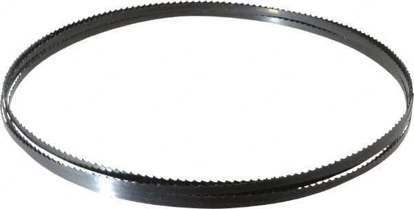Starrett - 6 TPI, 12' 6" Long x 1/4" Wide x 0.025" Thick, Welded Band Saw Blade - Carbon Steel, Toothed Edge, Raker Tooth Set, Flexible Back, Contour Cutting - Exact Tool & Supply